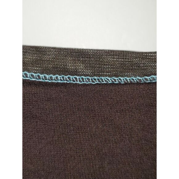 A Christopher & Banks Women's Top Boho Hippie Cottage Core Lightweight L - Picture 8 of 10